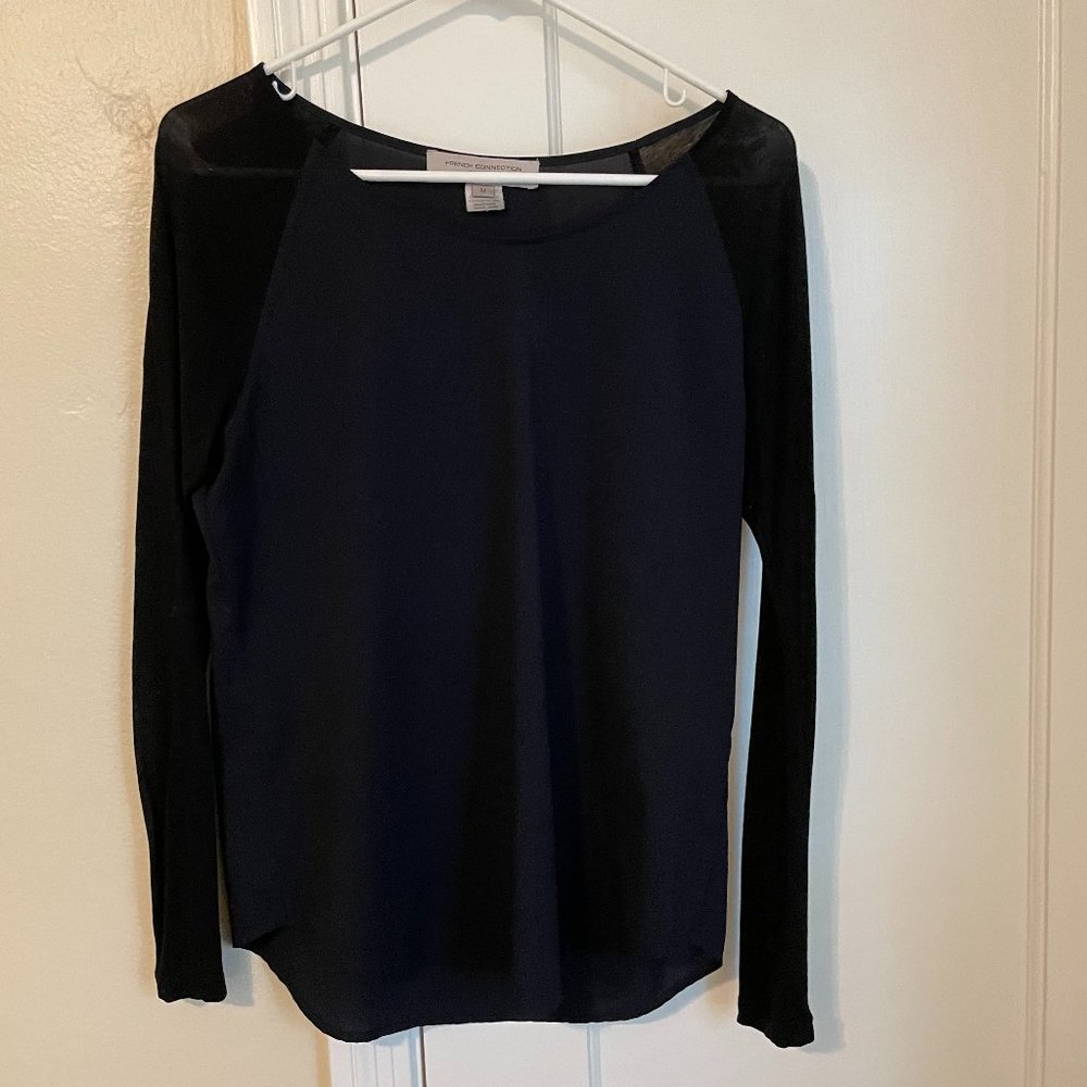 French Connection Classic Long Sleeve Tee (Size M)